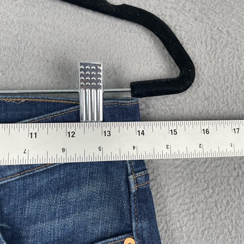 Madewell Jeans Womens 25 Blue 8 Inch Skinny Stretch Denim Mid Rise Ankle - Picture 11 of 13